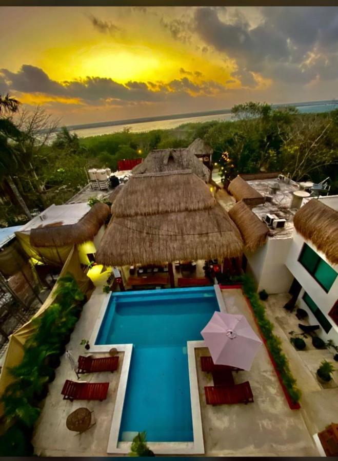 Hotel Diosa Del Agua Bacalar Exteriör bild